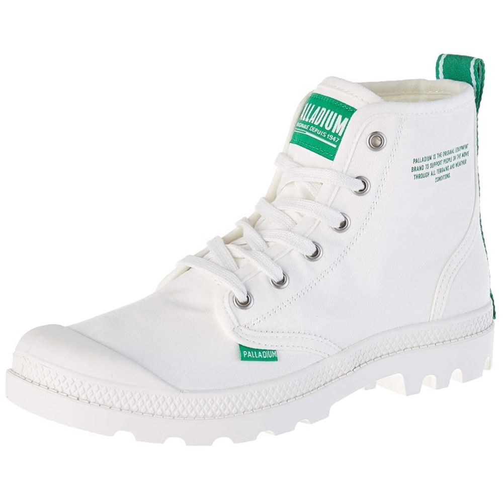 Palladium Hi-Top Trainers in Star White
